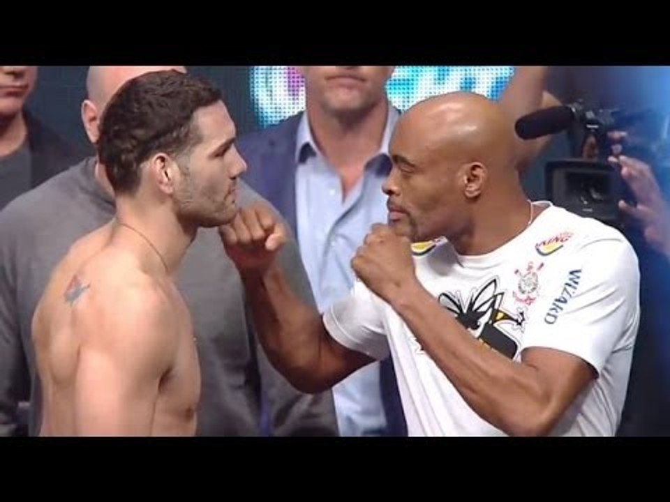 UFC 168: Anderson SIlva vs. Chris Weidman 2-full weigh in video