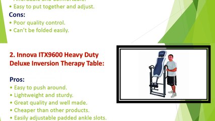 Best Inversion Tables