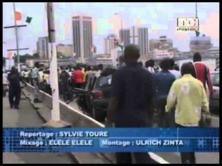 Drame / Grave accident de la circulation : un bus de la Sotra plonge dans la lagune