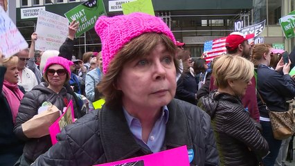 Protestos nos EUA para que Trump divulgue declaração de impostos