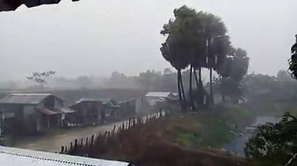 ဘုိကေလးၿမိဳ႕နယ္တြင္ မုိးသက္ေလျပင္းမ်ား တုိက္ခတ္ (႐ုပ္သံ)