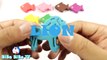 Learn Colors! Play Doh Fish Mold Fun and Creative for Kids PEZ Microwave Toys Kinder Surprise Eggs