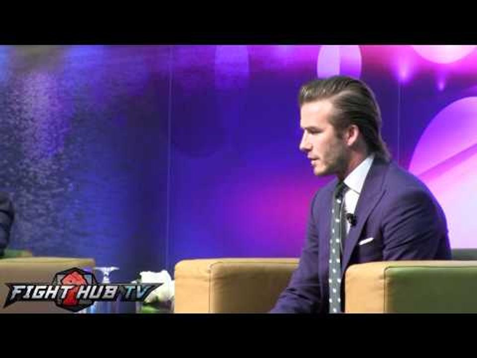 David Beckham talks Manny Pacquiao vs. Brandon Rios- Will be at fight