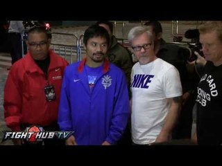 Manny Pacquiao vs. Brandon Rios: Pacquiao grand arrival in Macau