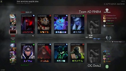 OG Dota2 VS Ad Finem #1 - Boston Major Finals - Dota 2 Full Game_14