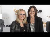 Melissa Etheridge & Linda Wallem arrive at Primary Wave 10th annual pre Grammy party red carpet