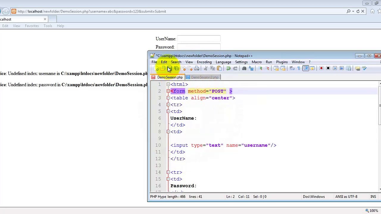 PHP Tutorial in Hindi-Urdu 38- Introduction SESSION with Example-2-3_x264