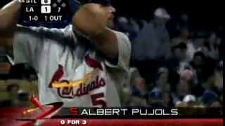 2007年 曹錦輝跟生化人Albert Pujols的投打對決