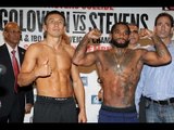 Gennady Golovkin vs. Curtis Stevens Full Weigh-in HD