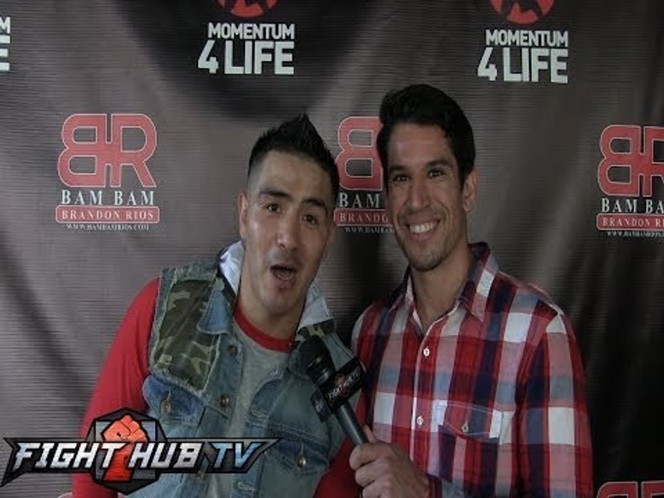 Brandon Rios "Manny Pacquiao's legs are old; I look forward to war, if not i'll make it one!"