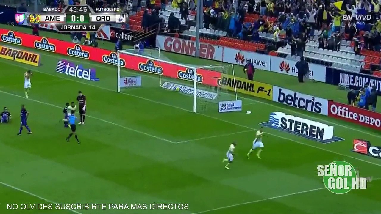 Gol De Silvio Romero America Vs Queretaro 1 0 2017 Jornada 14 Liga Mx 2017