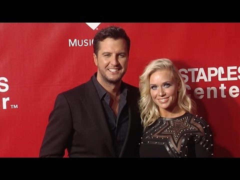 Luke Bryan & Caroline Boyer #MusiCaresPOTY Gala Red Carpet in Los Angeles