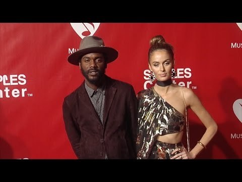 Gary Clark Jr. & Nicole Trunfio #MusiCaresPOTY Gala Red Carpet in Los Angeles