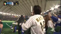 まつだ のぶひろ 松田宣浩 Nobuhiro Matsuda's three-run homer │Cuba vs Japan│World Baseball Classic│2017.3.7