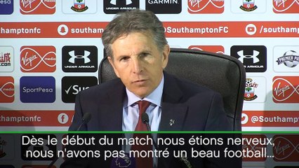 33e j. - Puel : "Nous n'avons pris aucun plaisir aujourd'hui"