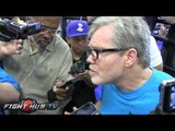 Freddie Roach says Canelo is still immature, not at his peak
