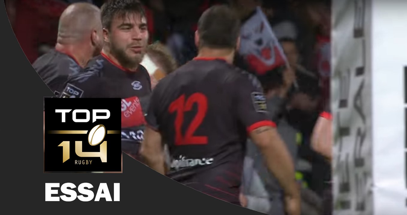 TOP 14 ‐ Essai Facundo ISA (LOU) – Lyon - La Rochelle – J24 – Saison 2016/2017
