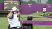 Archery - Simonelli (Italy) v Rodriguez Gonzalez (Spain) - Men's Ind. Comp. Open - London 2012