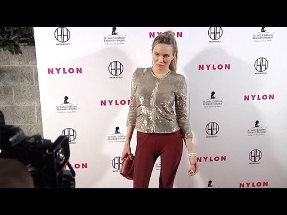 Natalie Gal NYLON "Muses & Music" Grammy Pre-Party Red Carpet in Los Angeles
