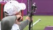 Archery - Forsberg (Finland) v  Bartos (Czech Republic) - Men's Ind. Comp. Open - London 2012