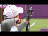 Archery - Forsberg (Finland) v  Bartos (Czech Republic) - Men's Ind. Comp. Open - London 2012