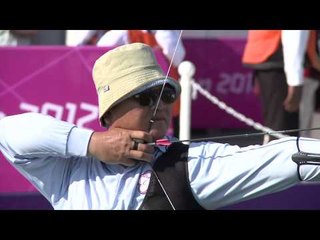 de Pellegrin (Italy) v Tseng (Chinese Taipei) Men's Ind. Rec.Semifinal - London 2012