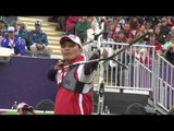 Archery - Oyun (Russia) v Kopiy (Ukraine) - Men's Ind. Recurve Standing - London 2012 Paralympics