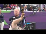 Archery - Stutzman (USA) v Denton (USA) - Men's Ind. Compound Open - London 2012 Paralympics