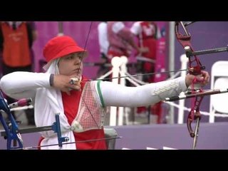 Archery - Comte (SUI) v Shir Mohammadi (IRI) and Lee (KOR) v Tzika (GRE) - Women's Ind. Rec. St.