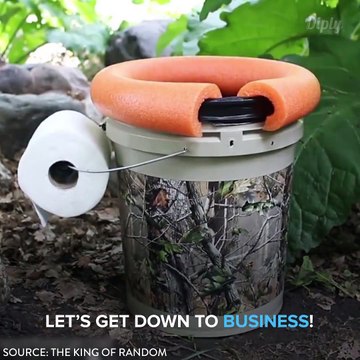 Fabriquez vos propre toilettes de camping... Tuto facile