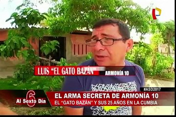 Luis Bazán: los 25 años del 'gato' de Armonía 10