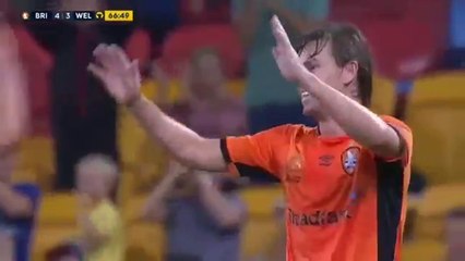 Brisbane Roar 4 - 3 Wellington Phoenix - Goals - A-League - 16.04.2017