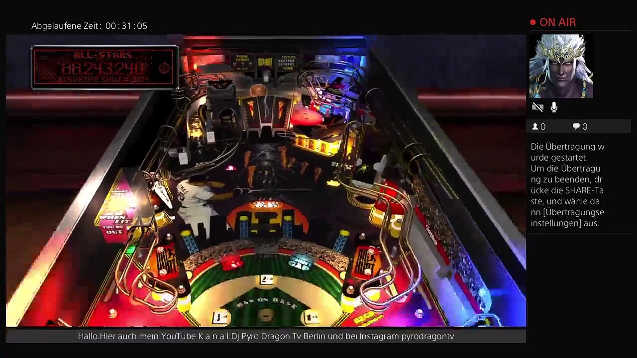 GER/PS4 Dj Pyro DragonTv Pinball Arcade bis 15 Uhr.Kein Quiztag (58)