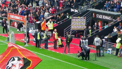15/04/17 : SRFC-LOSC : entrée des équipes