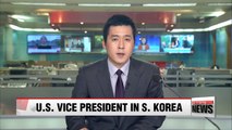 U.S. Vice President arrives in S. Korea during contentious time in N. Korea-U.S. relations