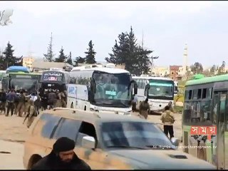 সিরিয়ায় উদ্বাস্তুদের বহনকারী গাড়িবহরে হামলায় নিহত শতাধিক