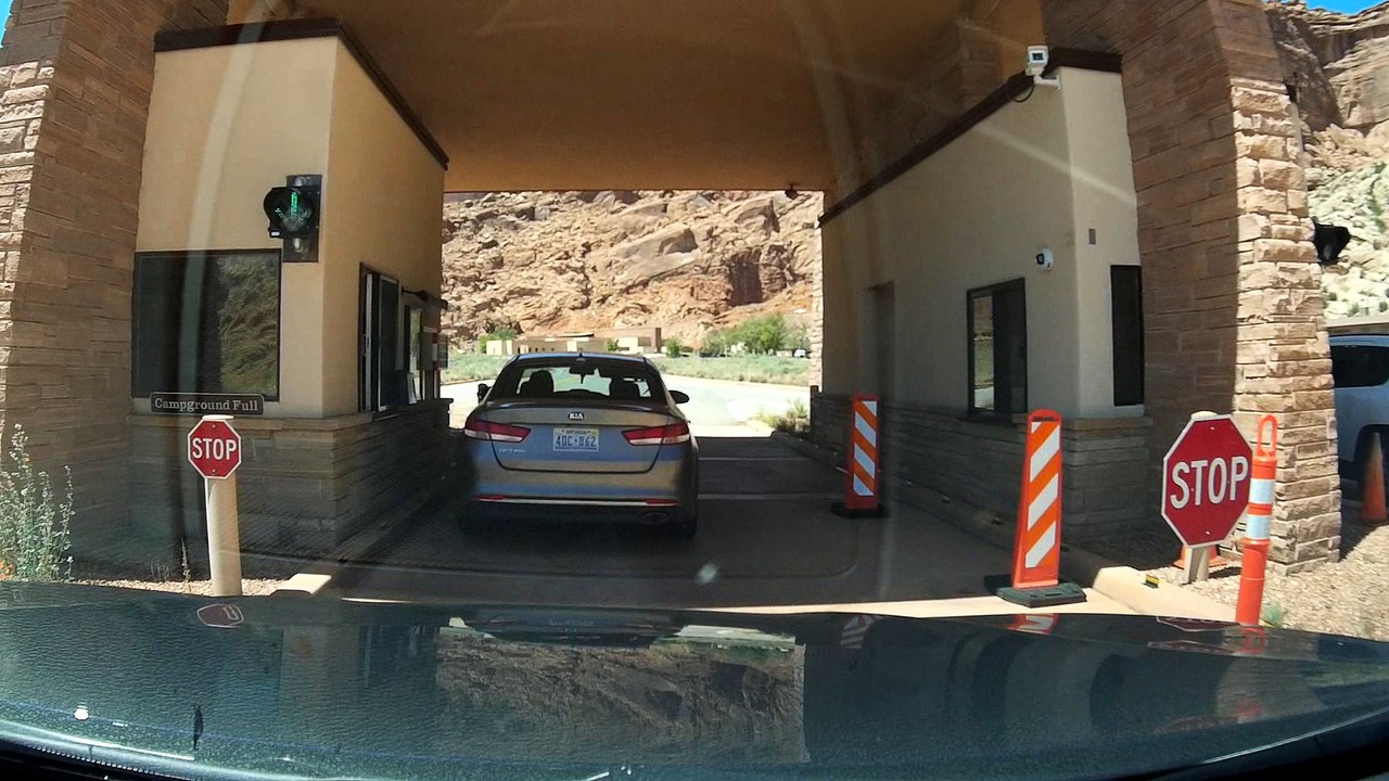 Entering Arches National Park