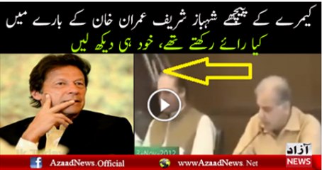 shabaz sharif thinking about imran khan