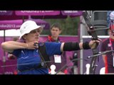 Archery - Duboc (France) v Wojciechowska (Poland) - Women's Ind. Recurve Standing - London 2012