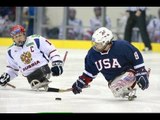 Highlights Semi-final USA v Russia - 2013 IPC Ice Sledge Hockey World Championships A-Pool