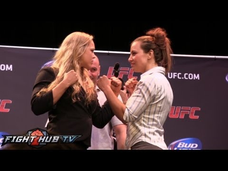 UFC World Tour face offs: Rousey/Tate, Velasquez/Dos Santos, GSP/Hendricks, Jones/Gustafsson