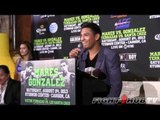 Abner Mares vs Jhonny Gonzalez Full Press Conference (Full HD)