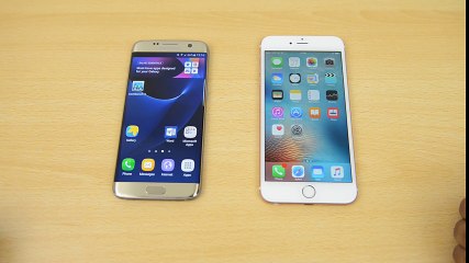Galaxy S7 vs iPhone 6s - Fingerprint Scanner Speed Test
