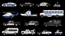 Police Vehicles - Emergency Vehicles - The Kids' Picture Show (Fun & Educational Learning Video)