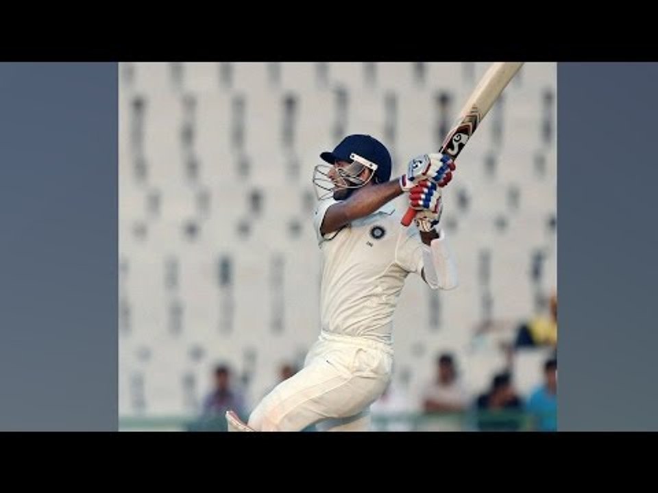 Cheteshwar Pujara scores 9th test century in Rajkot | Oneindia News