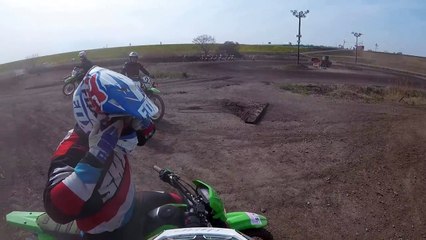 2017/3/25 オフビ　リバーサイドバイク練習会 模擬レース