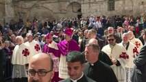 مسيحيو القدس يحتفلون بعيد الفصح في كنيسة القيامة
