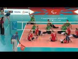 Sitting volleyball (men) - Great Britain v Iran - London 2012 Paralympic Games