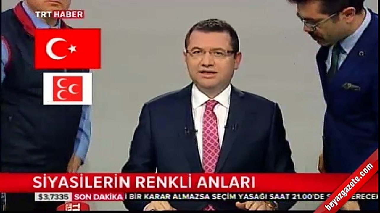 TRT stüdyolarında eğlenceli anlar