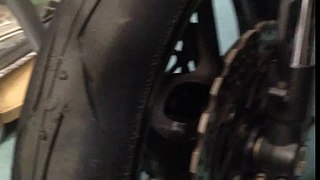 ZX-6R（2009）　フロントタイヤフリクションテスト　シール無し/Front tire friction test without dust seal